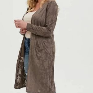 Torrid Duster Cardigan